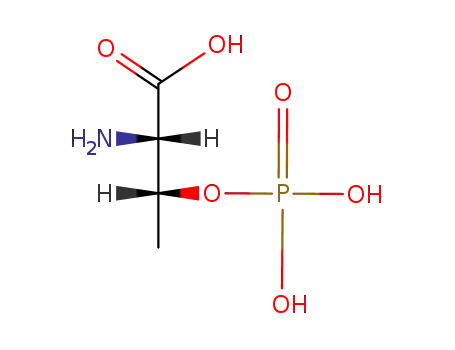 Molecular Structure of 27530-80-9 (O-PHOSPHO-DL-THREONINE)