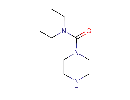 Molecular Structure of 119-54-0 (PIPERAZINE-1-CARBOXYLIC ACID DIETHYLAMIDE)