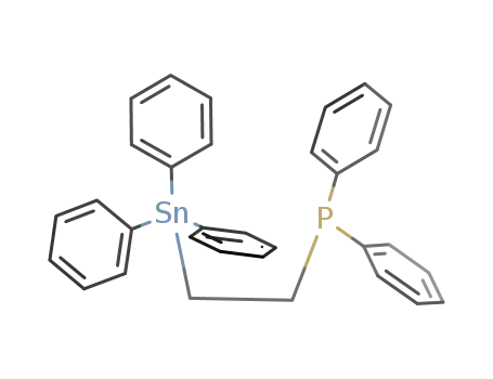 Molecular Structure of 75271-64-6 (Phosphine, diphenyl[2-(triphenylstannyl)ethyl]-)