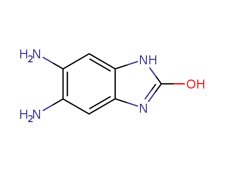 Molecular Structure of 55621-49-3 (5,6-Diamino-1,3-dihydro-2H-benzoimidazol-2-one)