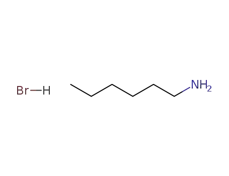 Molecular Structure of 7334-95-4 (1-Hexanamine, hydrobromide)