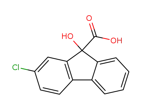 Molecular Structure of 2464-37-1 (Chlorflurecol)