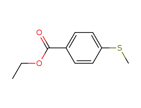 Molecular Structure of 1778-10-5 (Benzoic acid, 4-(methylthio)-, ethyl ester)