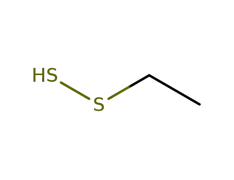 Molecular Structure of 74004-30-1 (ethyl hydrodisulfide)