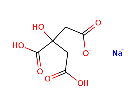 1,2,3-Propanetricarboxylicacid, 2-hydroxy-, sodium salt (1:1)(18996-35-5)