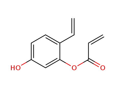 Molecular Structure of 1516900-23-4 (5-hydroxy-2-vinylphenyl acrylate)