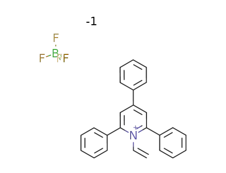 Molecular Structure of 80561-34-8 (Pyridinium, 1-ethenyl-2,4,6-triphenyl-, tetrafluoroborate(1-))