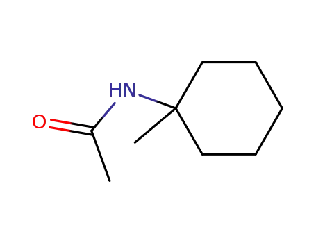 Molecular Structure of 29138-63-4 (N-(1-METHYL-CYCLOHEXYL)-ACETAMIDE)