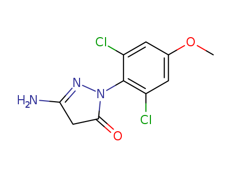 3H-Pyrazol-3-one,5-amino-2-(2,6-dichloro-4-methoxyphenyl)-2,4-dihydro-