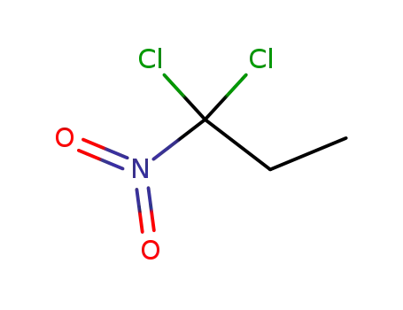 Molecular Structure of 595-44-8 (1,1-dichloro-1-nitro-propane)