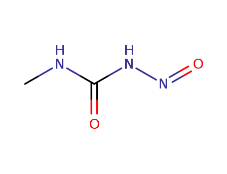 Molecular Structure of 3040-49-1 (1-methyl-3-nitrosourea)