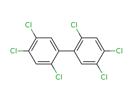 Molecular Structure of 35065-27-1 (2,2',4,4',5,5'-HEXACHLOROBIPHENYL)