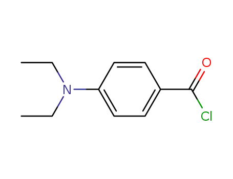 Molecular Structure of 65072-47-1 (Benzoyl chloride, 4-(diethylamino)-)
