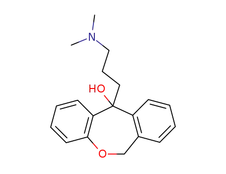 Molecular Structure of 4504-88-5 (11-[3-(dimethylamino)propyl]-6,11-dihydrodibenz[b,e]oxepin-11-ol)