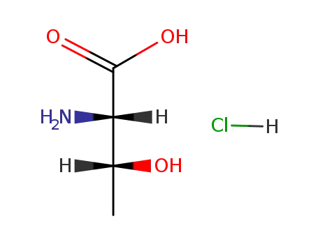 Molecular Structure of 60143-52-4 (Threonine, hydrochloride)