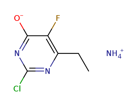 2-chloro-6-ethyl-5-fluoro-4(1H)-Pyrimidinone monoammonium salt  CAS NO.188416-27-5