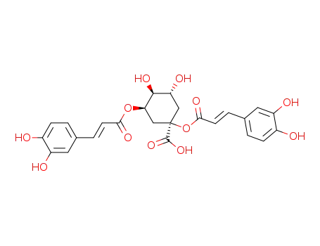 Molecular Structure of 212891-05-9 (1,3-di-O-caffeoylquinic acid)