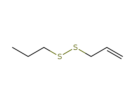 Molecular Structure of 2179-59-1 (Allyl Propyl Disulfide)
