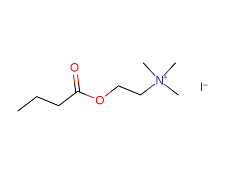 Molecular Structure of 2494-56-6 (BUTYRYLCHOLINE IODIDE)