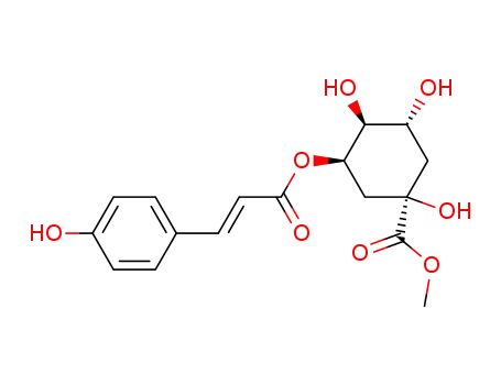 Molecular Structure of 114687-85-3 (5-O-p-coumaroylquinic acid methyl ester)