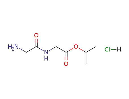 Molecular Structure of 67784-60-5 (Glycine, N-glycyl-, 1-methylethyl ester, monohydrochloride)
