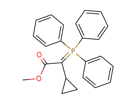 Molecular Structure of 14902-14-8 (<Cyclopropyl-methoxycarbonyl-methylen>-triphenyl-phosphoran)