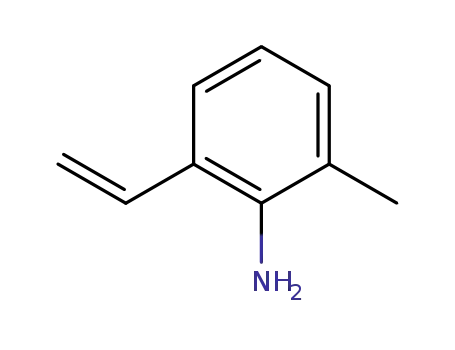 Molecular Structure of 210536-43-9 (6-methyl-2-vinylaniline)