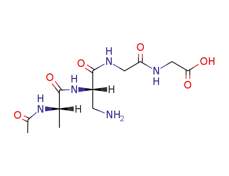 Molecular Structure of 121574-49-0 (Ac-Ala-DAPA-Gly-Gly-OH)