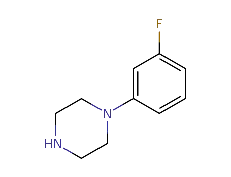 Molecular Structure of 3801-89-6 (1-(3-Fluorophenyl)piperazine)