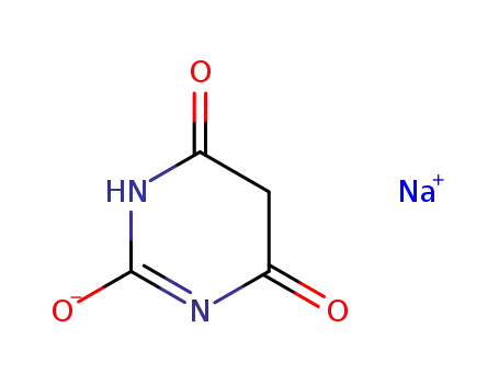 Molecular Structure of 4390-16-3 (SODIUM BARBITURATE)