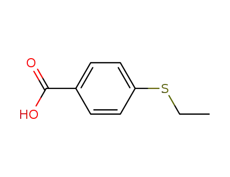Molecular Structure of 13205-49-7 (4-(ETHYLTHIO)BENZOIC ACID)