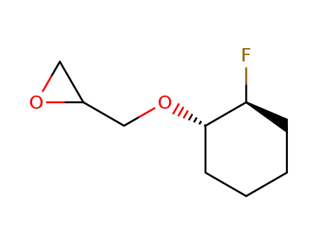 Molecular Structure of 128920-99-0 (2-((1S,2S)-2-Fluoro-cyclohexyloxymethyl)-oxirane)