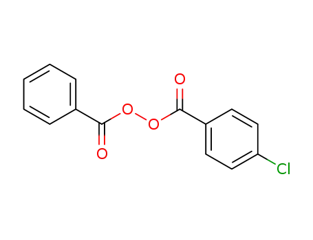 Molecular Structure of 790-45-4 (Peroxide, benzoyl 4-chlorobenzoyl)