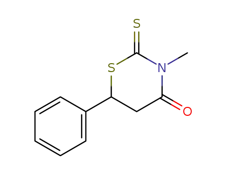 Molecular Structure of 120189-50-6 (6-phenyl-3-methylpropiorhodanine)
