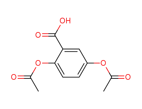 Molecular Structure of 1084-96-4 (2,5-bis(acetyloxy)benzoic acid)