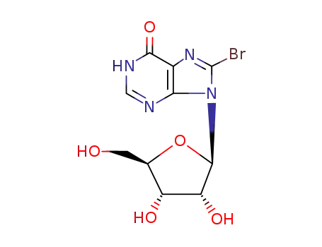 Molecular Structure of 55627-73-1 (8-BROMOINOSINE)