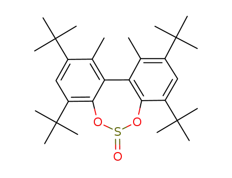 1,11-dimethyl-2,4,8,10-tetra-t-butyldibenzo<d,f><1,3,2>dioxathiepine 6-oxide