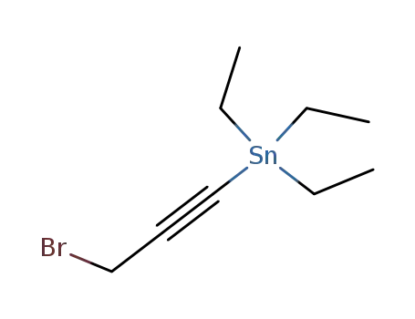 3-Bromo-1-triethylstannyl-1-propyne
