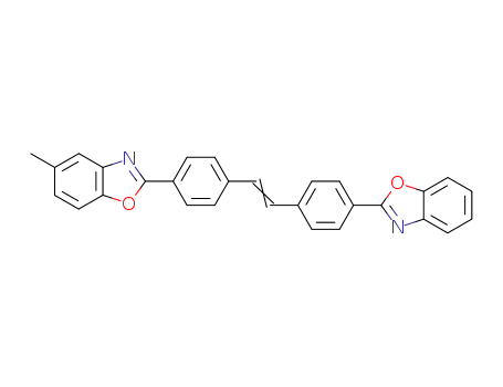 5242-49-9,Fluorescent Brightener KS-N,Benzoxazole,5-methyl-2,2'-(vinylenedi-p-phenylene)bis- (7CI,8CI);2-[4-[4-(2-Benzoxazolyl)styryl]phenyl]-5-methylbenzoxazole;4-(2-Benzoxazolyl)-4'-(5-methyl-2-benzoxazolyl)stilbene;Hostalux KS;HostaluxKS-N;Hostalux KSN;