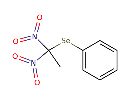 Molecular Structure of 78743-51-8 (phenyl 1,1-dinitroethyl selenide)