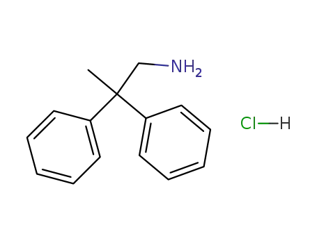 Molecular Structure of 40691-66-5 (2,2-DIPHENYLPROPYLAMINE HYDROCHLORIDE)