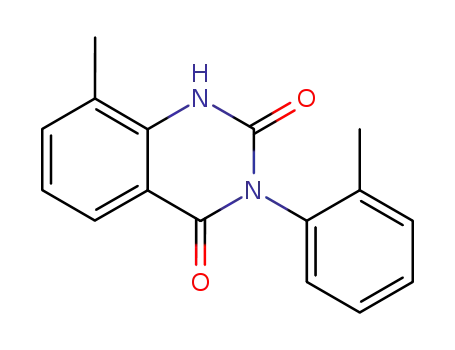 8-methyl-3-<i>o</i>-tolyl-1<i>H</i>-quinazoline-2,4-dione