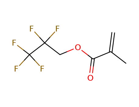 Molecular Structure of 45115-53-5 (1H,1H-Pentafluoropropyl methacrylate)