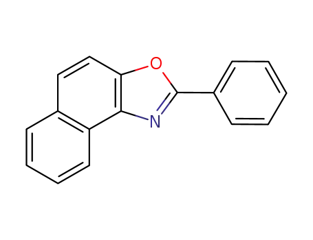 Molecular Structure of 3574-02-5 (2-phenylnaphtho[1,2-d][1,3]oxazole)