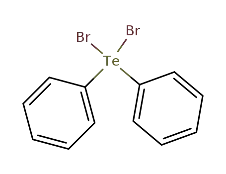 Molecular Structure of 29135-65-7 (dibromo-diphenyl-λ<sup>4</sup>-tellane)