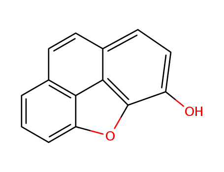 Molecular Structure of 519-56-2 (phenanthro[4,5-bcd]furan-3-ol)