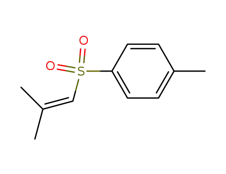 Molecular Structure of 16192-03-3 (1-methyl-4-[(2-methylprop-1-en-1-yl)sulfonyl]benzene)