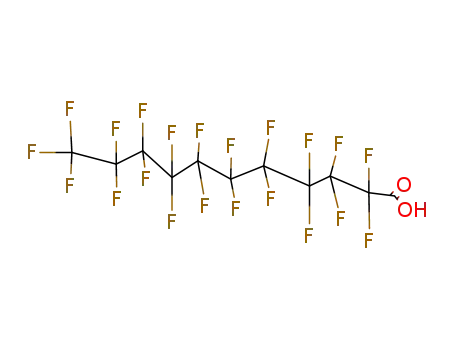 Molecular Structure of 2058-94-8 (PERFLUOROUNDECANOIC ACID)