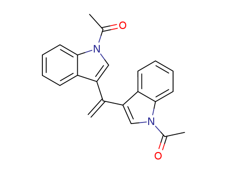 Ethanone,1,1'-(ethenylidenedi-1H-indole-3,1-diyl)bis- cas  69262-87-9