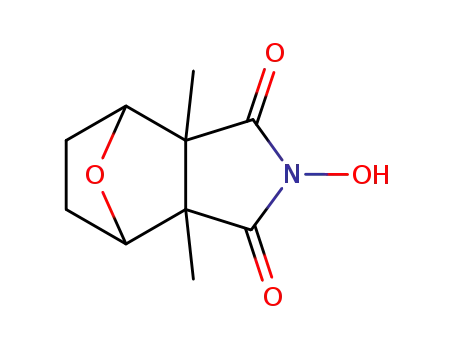 Molecular Structure of 853200-58-5 (2-hydroxy-3a,7a-dimethyl-hexahydro-4,7-epoxido-isoindole-1,3-dione)